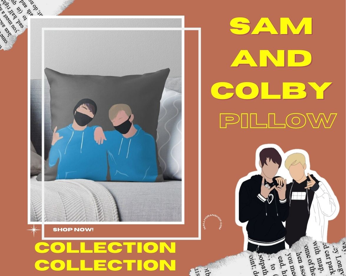 no edit sam and colby pillow - Sam And Colby Shop