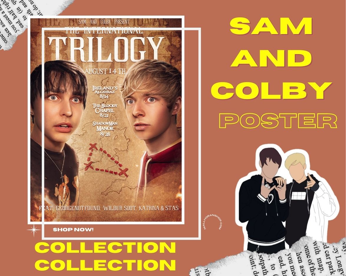 no edit sam and colby poster - Sam And Colby Shop